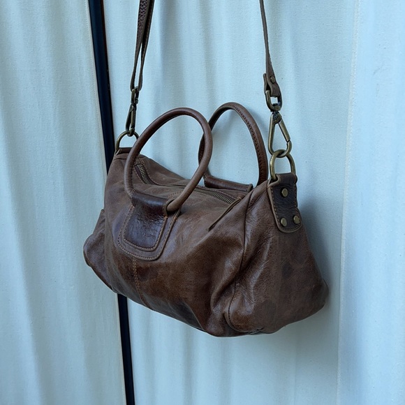 ❗️SOLD❗️HOBO INTERNATIONAL- BROWN LEATHER PURSE - Picture 3 of 13